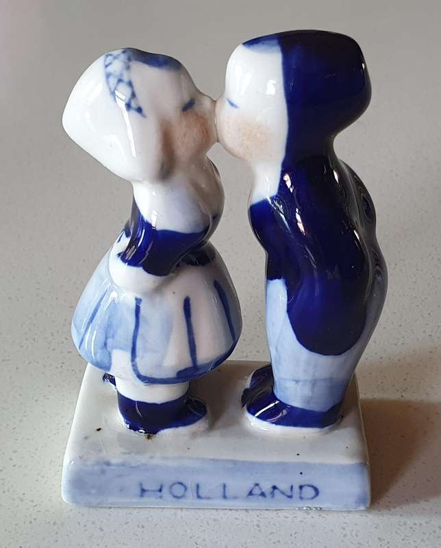 Blue and white figurine - as per photo