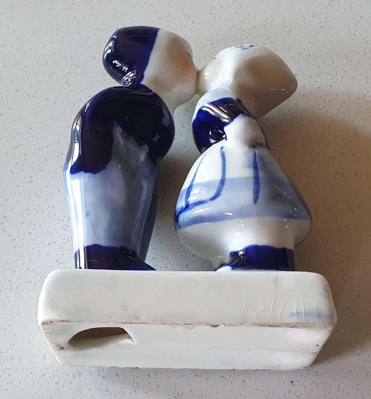 Blue and white figurine - as per photo