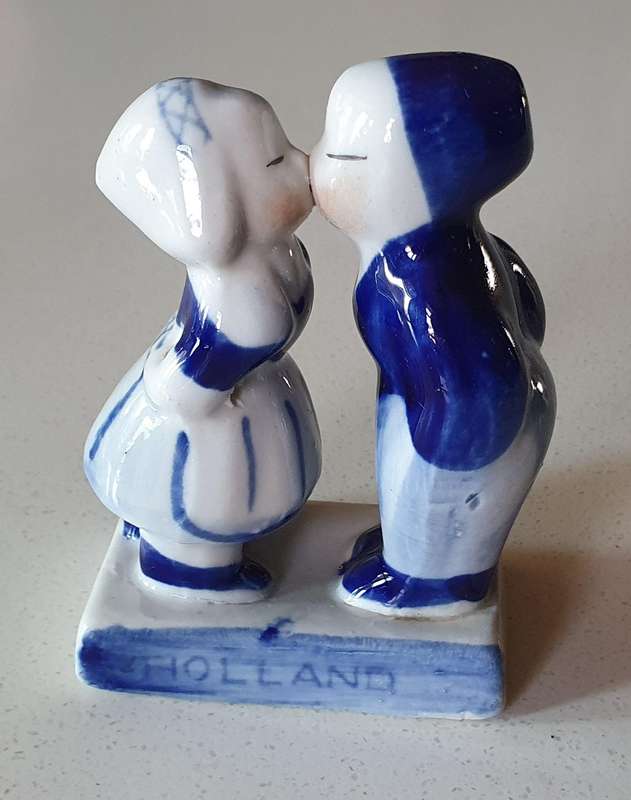 Blue and white figurine - as per photo