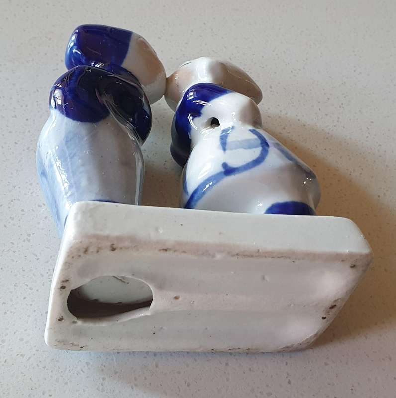 Blue and white figurine - as per photo