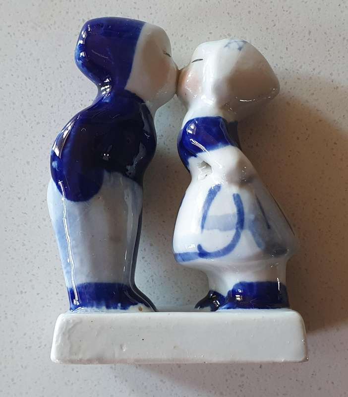 Blue and white figurine - as per photo