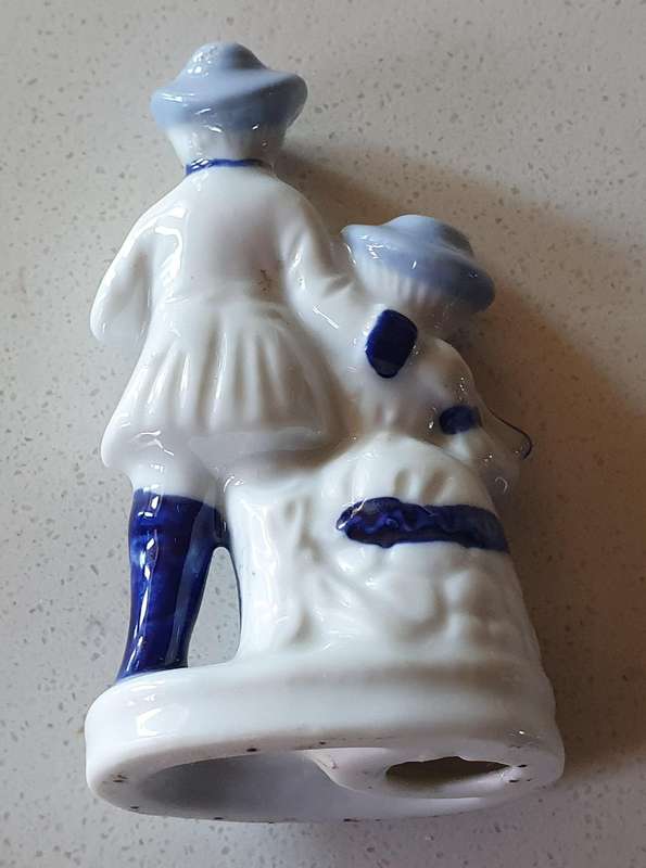 Blue and white figurine - as per photo
