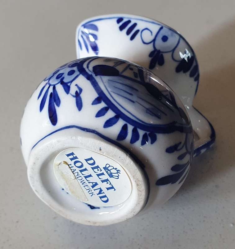 DELFT hand painted Blue and white jug - as per photo