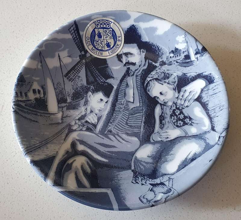 OUDE MOLEN - DELFTS BLAAUW plate - as per photo