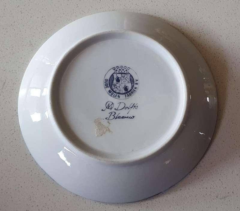 OUDE MOLEN - DELFTS BLAAUW plate - as per photo