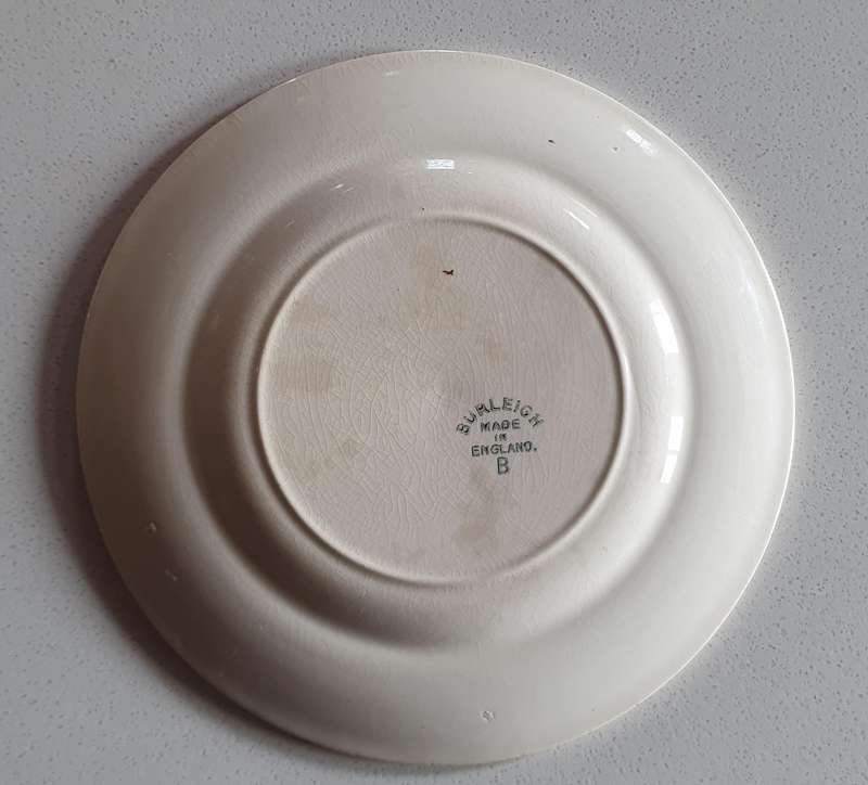 BURLEIGH made in England plate as per photos