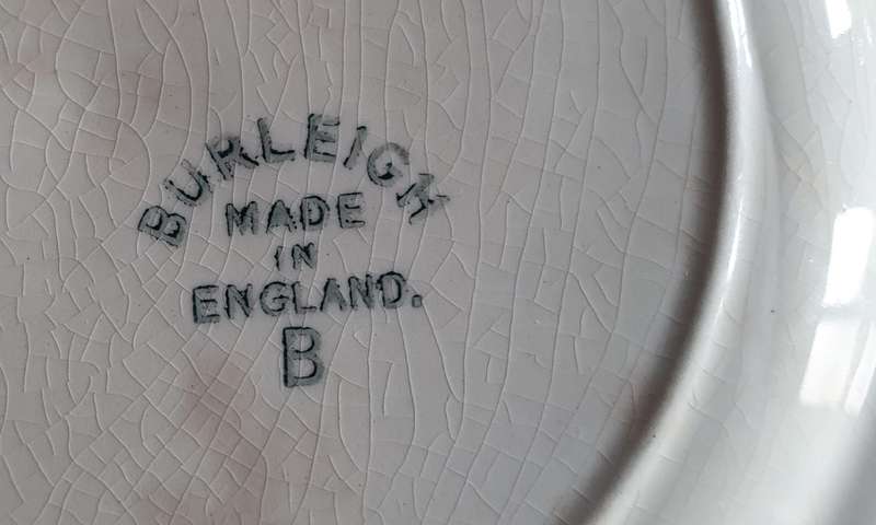 BURLEIGH made in England plate as per photos