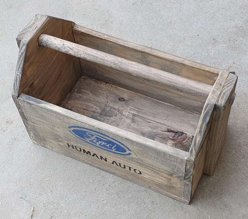 FORD - HUMAN AUTO wooden crate as per photos