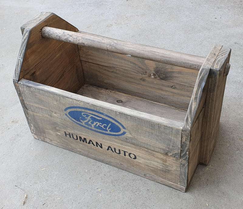 FORD - HUMAN AUTO wooden crate as per photos
