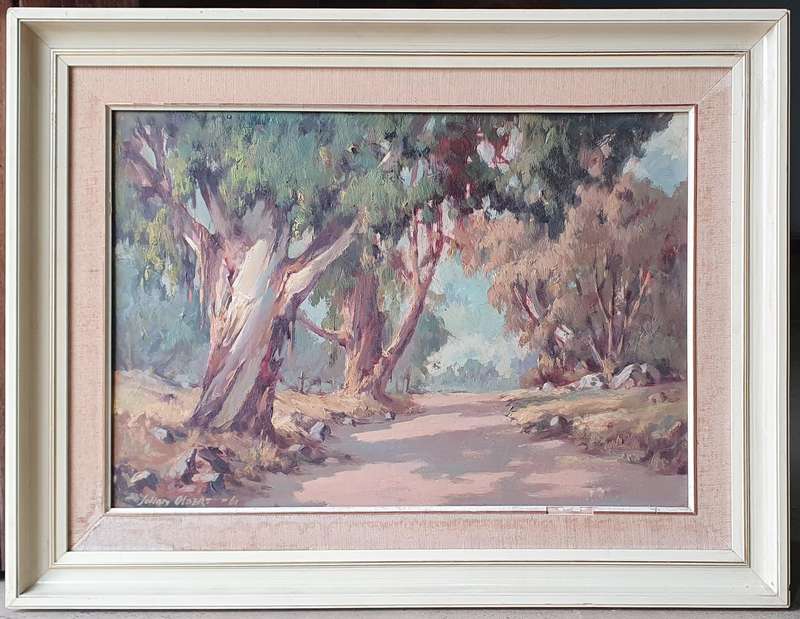JOHAN OLDERT - Original framed oil painting
