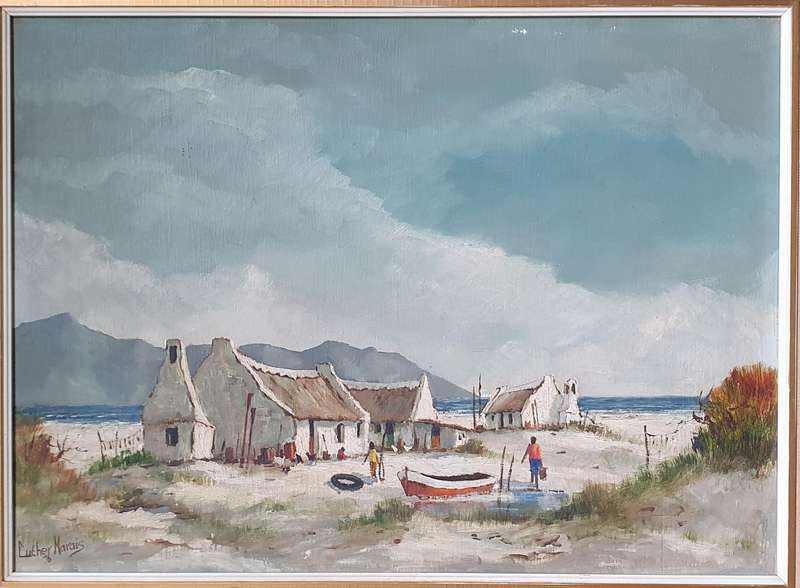 LUTHER MARAIS - Original framed oil painting