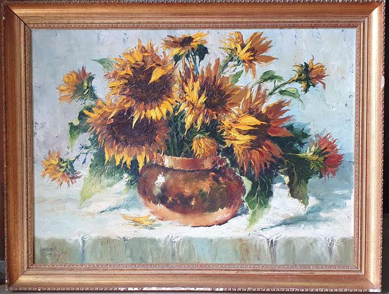 HENNIE GRIESEL - Original framed oil painting