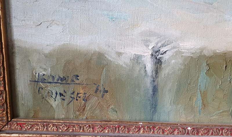 HENNIE GRIESEL - Original framed oil painting