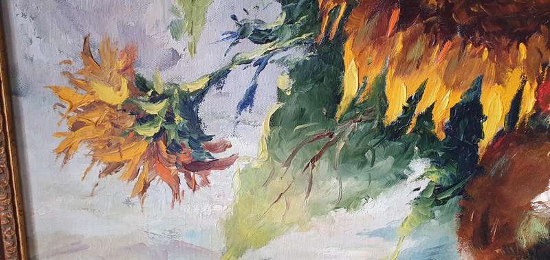 HENNIE GRIESEL - Original framed oil painting