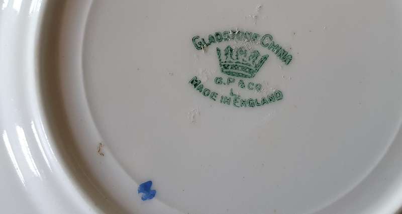 Gladstone China plate - made in England as per photos