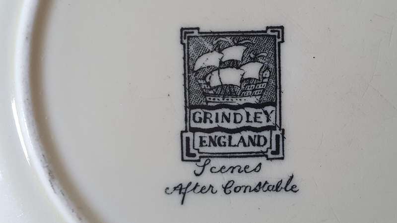 Grindley England bowl - Scenes after Constable as per photos