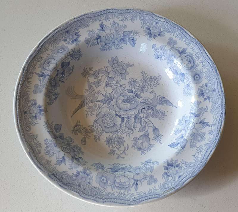 HILL POTTERY bowl - Asiatic Shersants as per photos