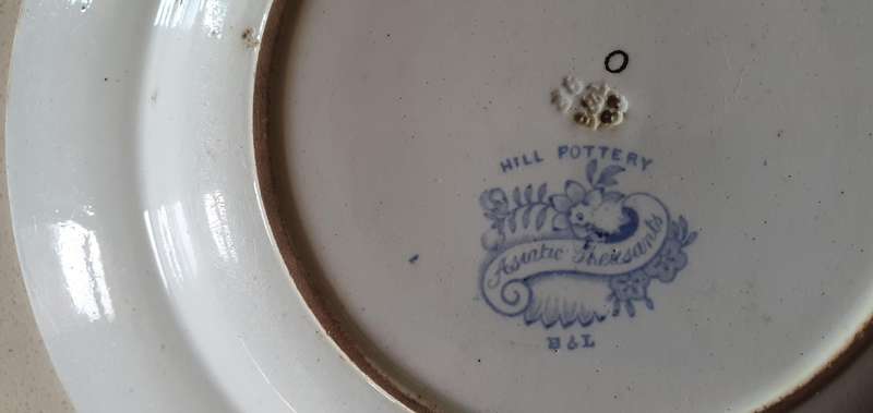 HILL POTTERY bowl - Asiatic Shersants as per photos