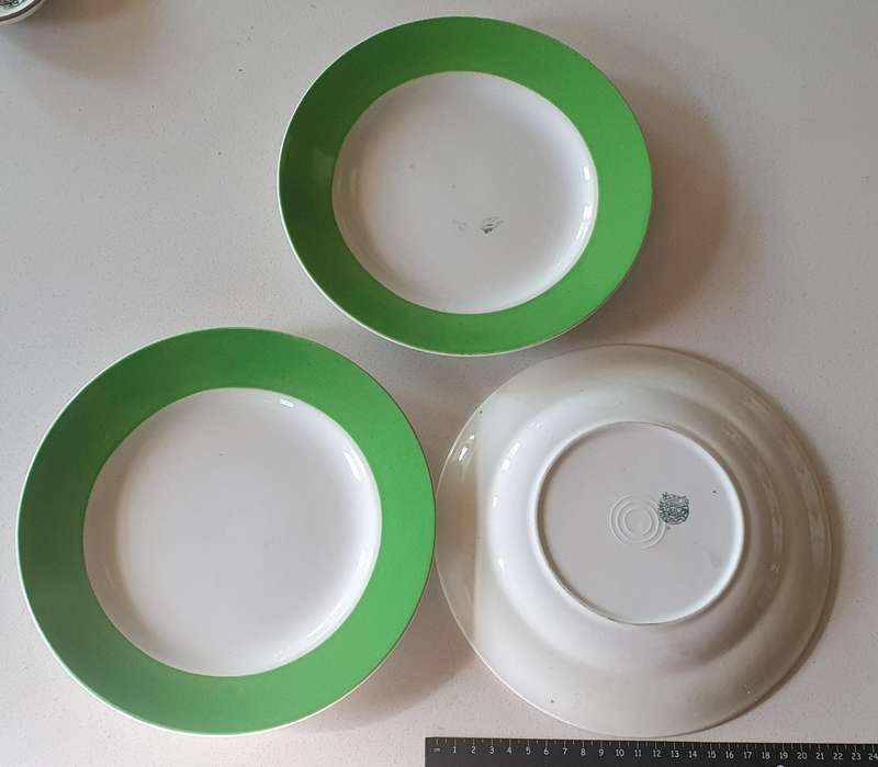 3 BOCH plates, made in Belgium - Grand Hotel Ladybrand as per photos