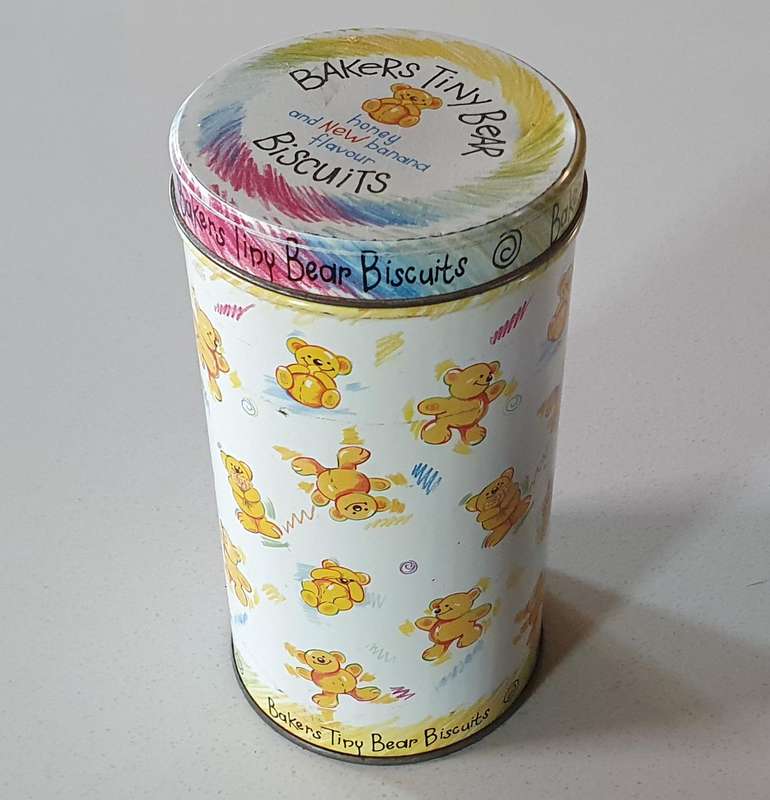 BEAR tin as per photo.