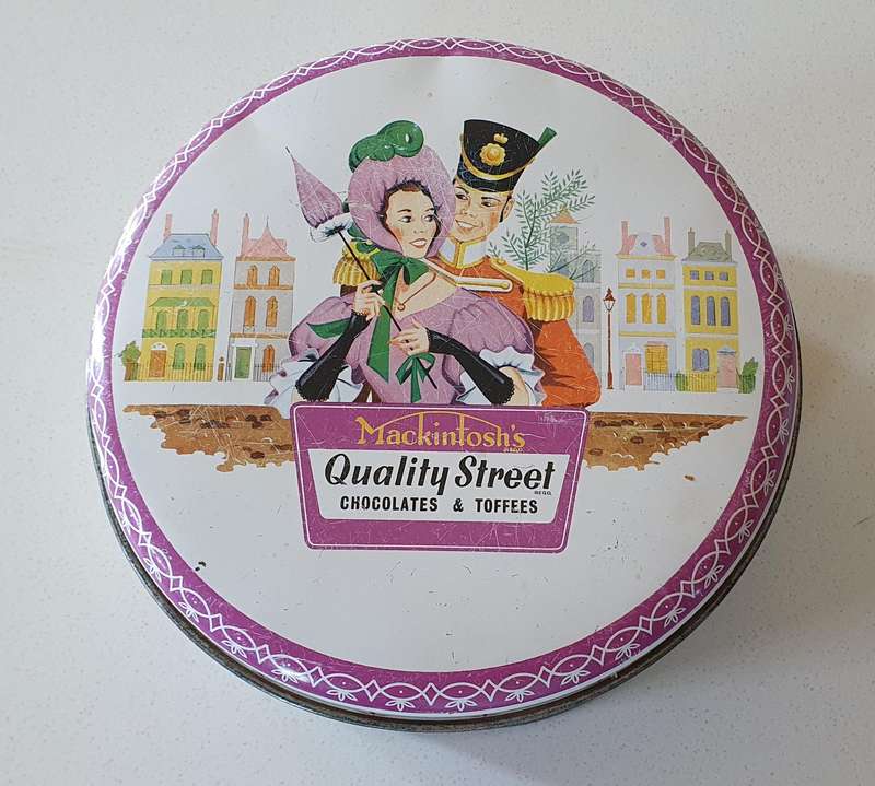 QUALITY STREET tin as per photo.