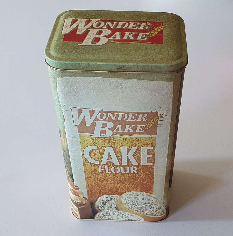 WONDER BAKE tin as per photo.