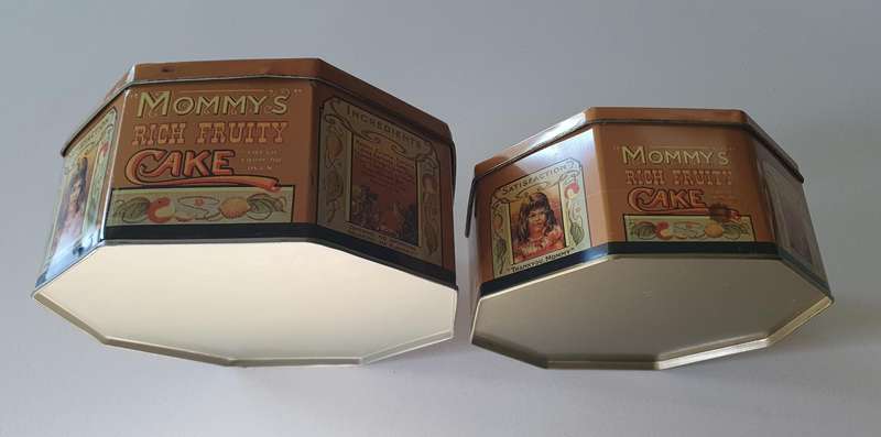 2x MUMMY'S RICH FRUITY CAKE tin as per photo.