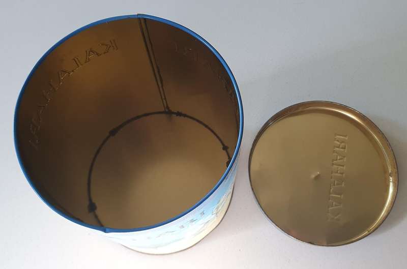 Large KALAHARI LIQUEUR tin as per photos