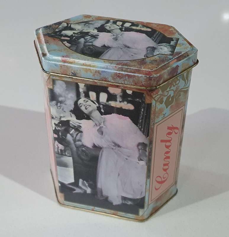 CANDY tin as per photos