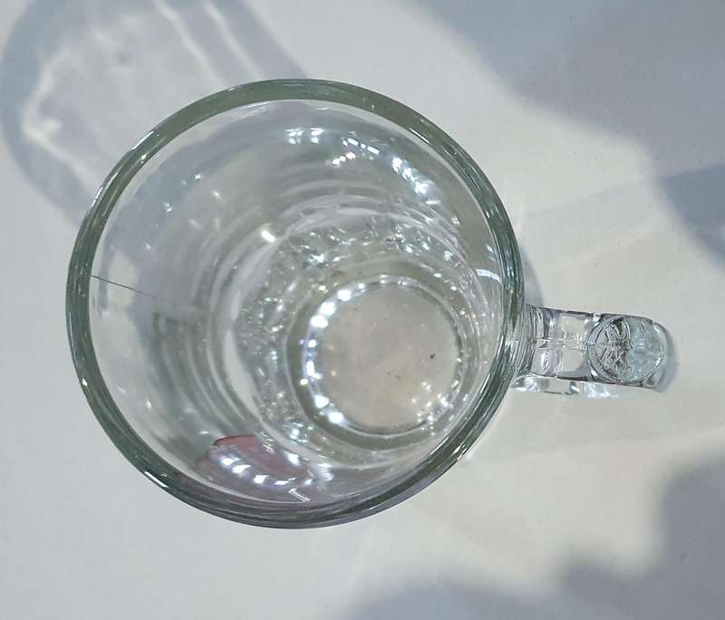 1 Liter glass BEER MUG as per photos