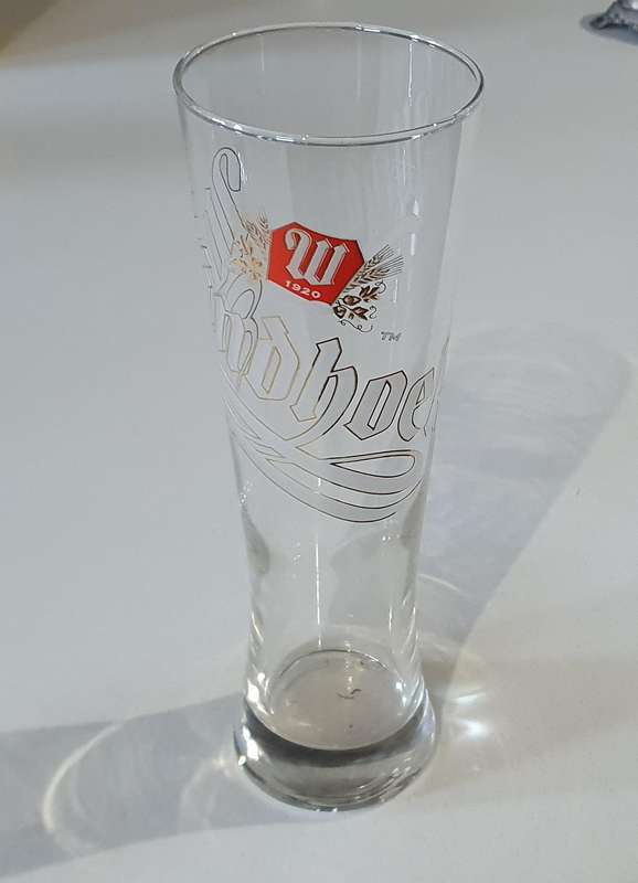 500ml WINDHOEK BEER GLASS as per photos