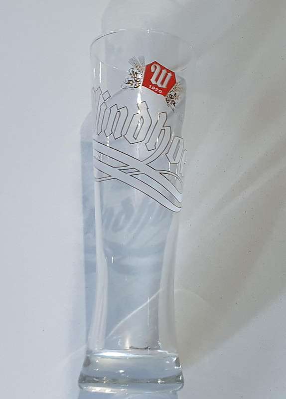 500ml WINDHOEK BEER GLASS as per photos
