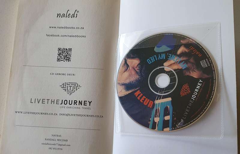 KLEUR my lewe, my lied - RANDALL WICOMB by Amos van der Merwe - soft cover book CD included