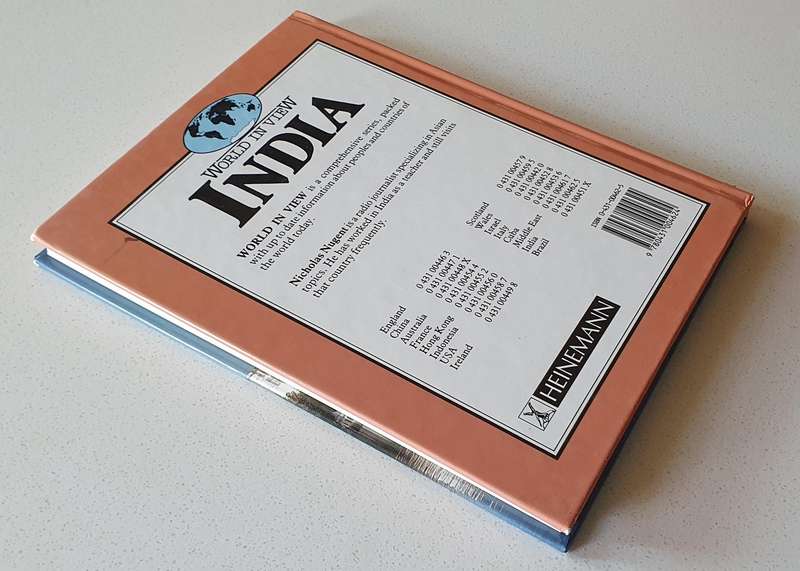 World in view INDIA by Nicholas Nugent - hard cover book