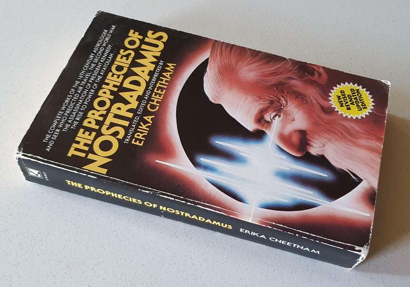 The Prophecies of Nostradamus by Erika Cheetham - soft cover book