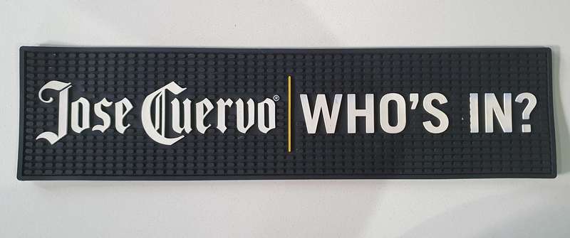 JOSE CUERVO bar mat / wetstop runner as per photo