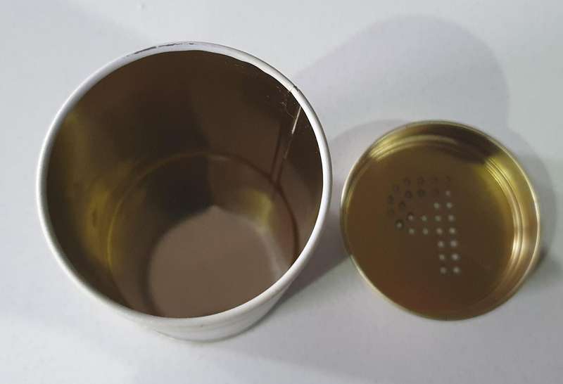 Duck pepper tin as per photo