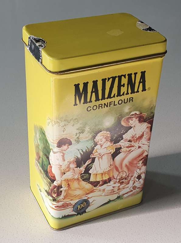 MAIZENA cornflour tin as per photo