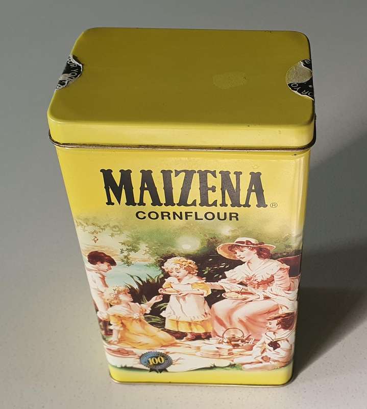 MAIZENA cornflour tin as per photo