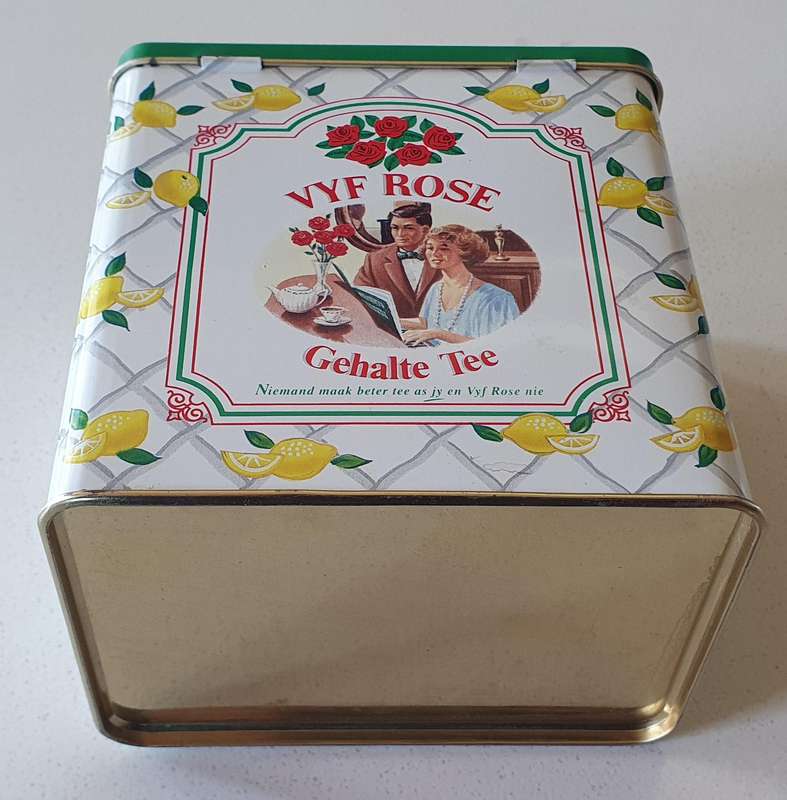 FIVE ROSES tea tin as per photos