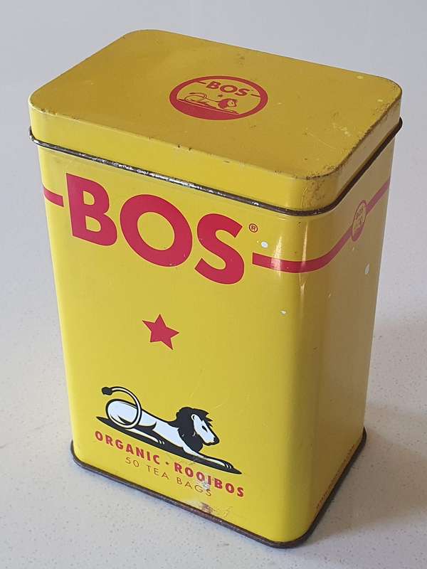 BOS organic rooibos tea tin as per photos