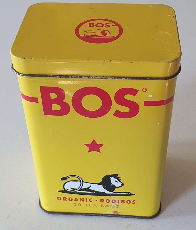BOS organic rooibos tea tin as per photos
