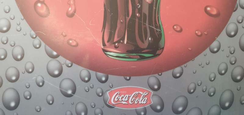 Plastic Coca Cola serving tray as per photos