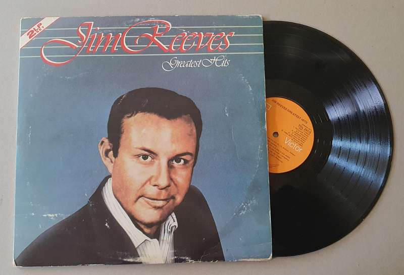 JIM REEVES greatest hits - vintage vinyl LP as per photo