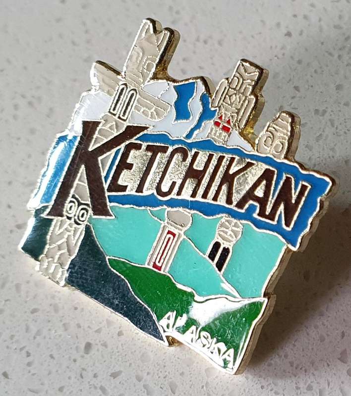 KETCHIKAN ALASKA TRAVELING PIN as per photo