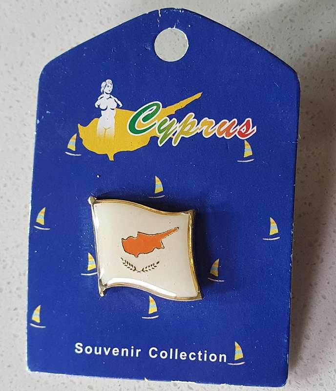 Cyprus TRAVELING PIN as per photo
