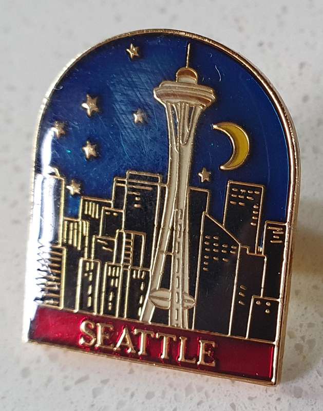 SEATTLE TRAVELING PIN as per photo