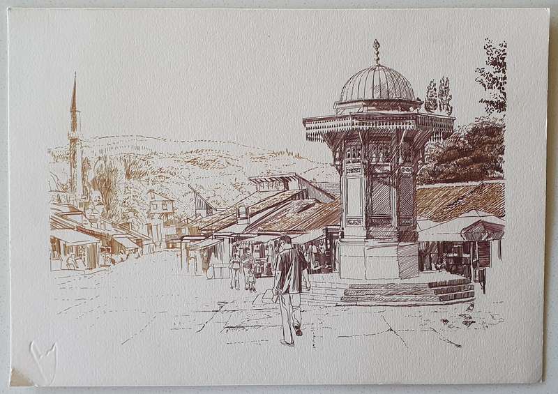 Architectural print as per photo