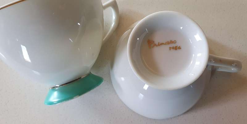 Two vintage blue Princess cups as per photos
