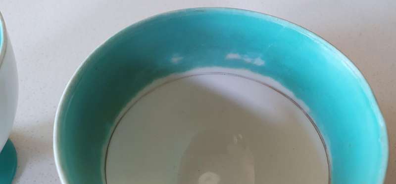 Two vintage blue Princess cups as per photos